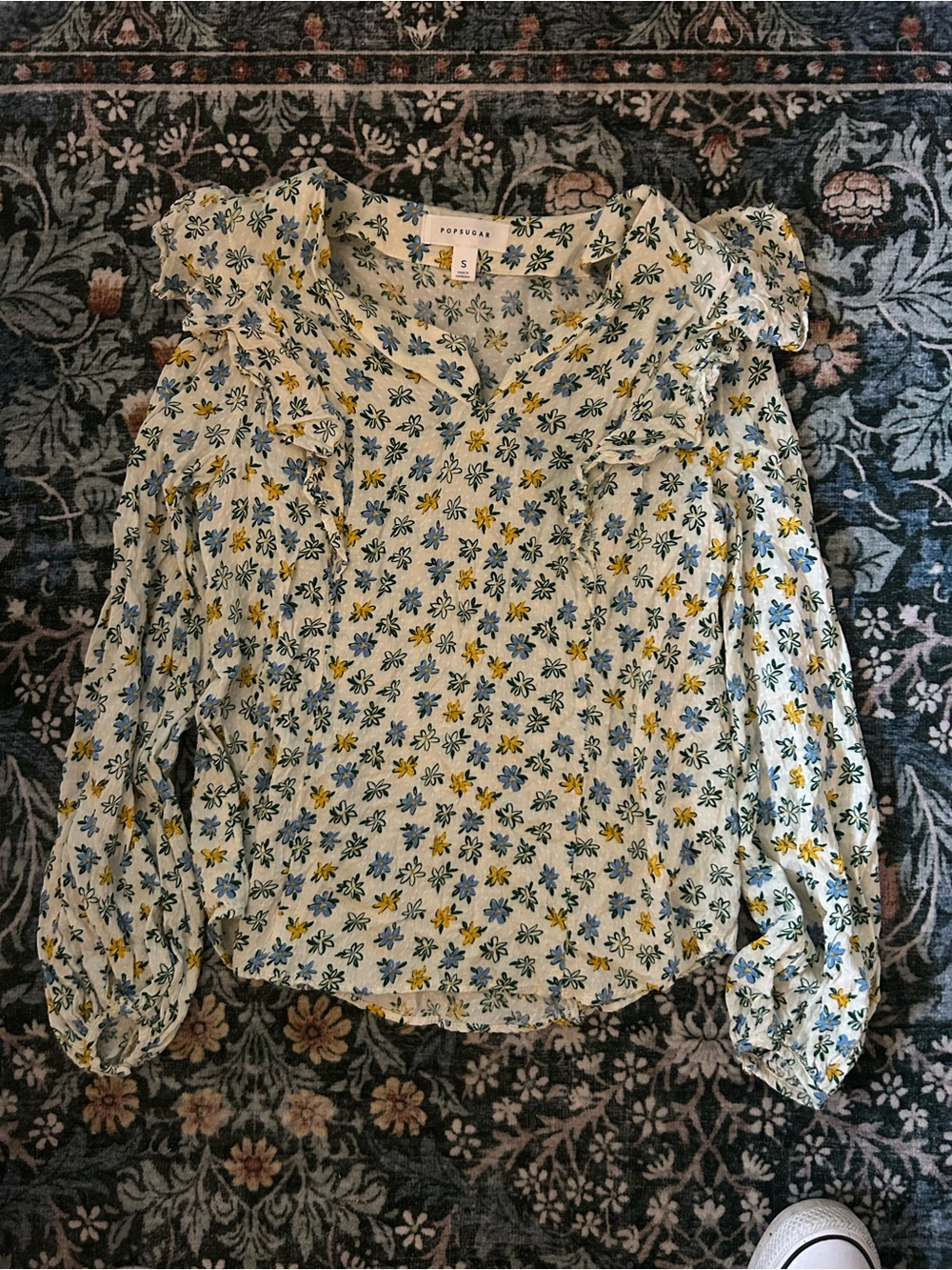 Popsugar Floral Blouse